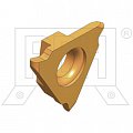 Пластина канавочная Hol со сферическим профилем HTG R (державка KTGF)