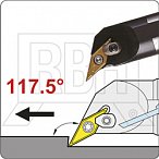 Расточная державка SVQB..CL