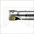 Фреза корпусная концевая со сменными пластинами AKS (XOMT0602/ XOMT0903)
