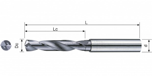 Сверло монолитное D431FT