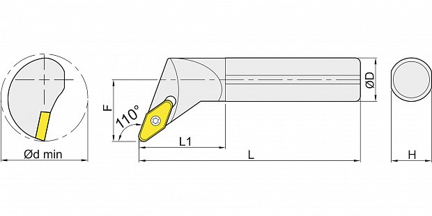 Расточная державка SVXC 110