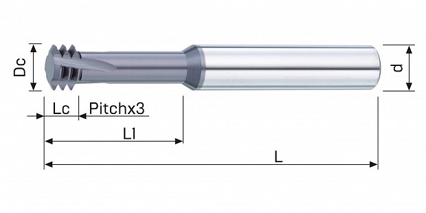 Резьбофреза T760020FX