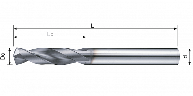 Сверло монолитное D430FN