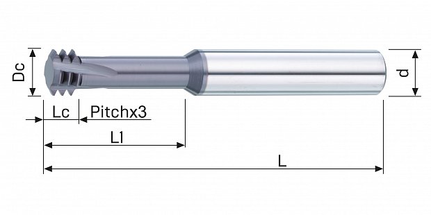 Резьбофреза T730020FX