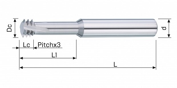 Резьбофреза T760020