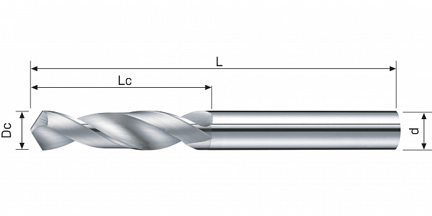 Сверло монолитное D412
